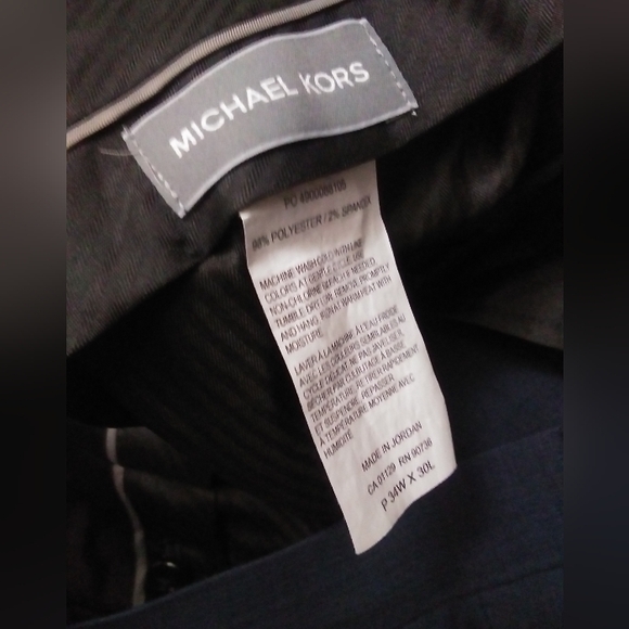 Michael Kors Men's Dress Pants Size 34Wx30L - Picture 3 of 3